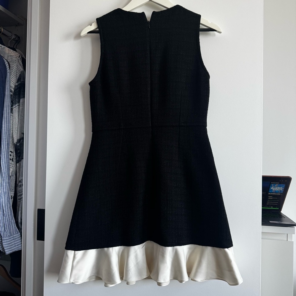 Sandro TWO-TONE TWEED MINI DRESS - Picture 3 of 3